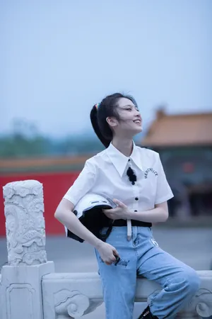 张慧雯高马尾甜酷综艺剧照图片