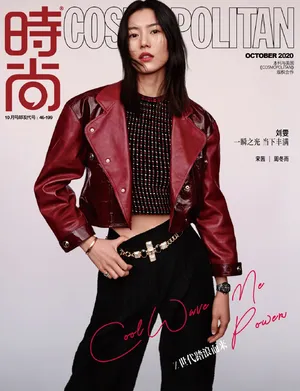 刘雯时尚大片手臂纤细锁骨迷人写真图片_7