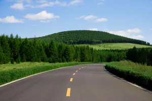 乌兰木统公路风光_3