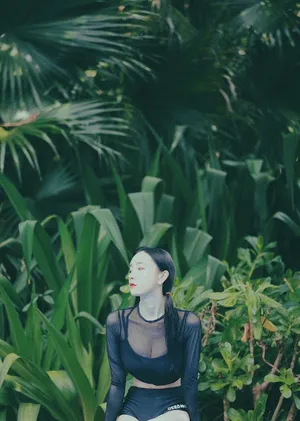 张檬初秋运动风写真图片_3