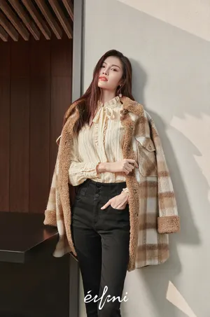 何穗简约高级感秋冬大片写真图片_10