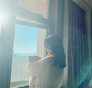 陈瑶清新甜美生活照图片
