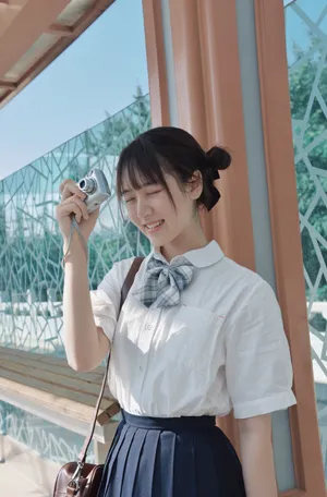 凌美仕轻甜少女风写真图片_2
