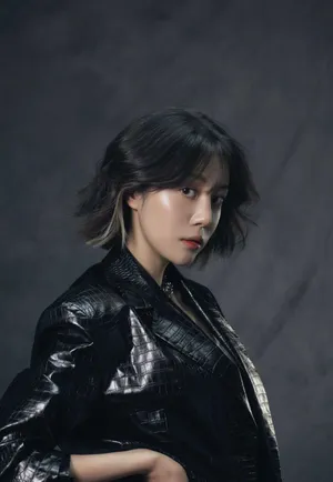 李溪芮性感冷艳写真图片_3