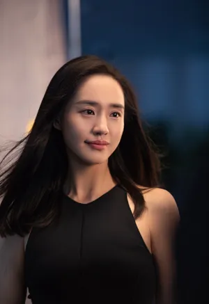 王智黑裙性感甜酷写真图片_3