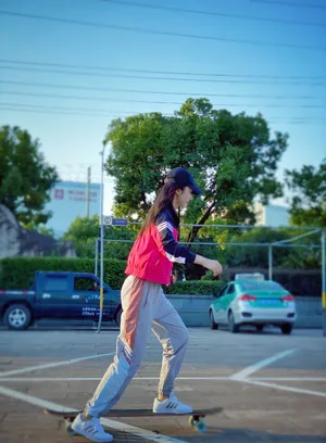 宣璐初秋休闲风街拍图片_2