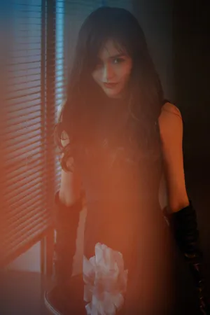 唐嫣性感黑色系大片写真图片_2