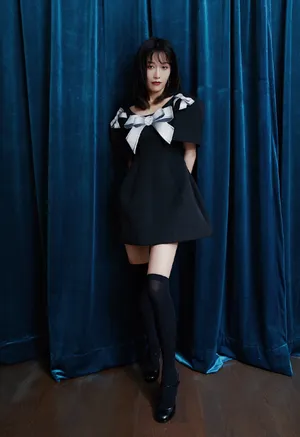 田原黑裙性感甜酷写真图片_3