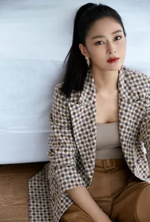 王媛可高马尾初秋写真图片_5