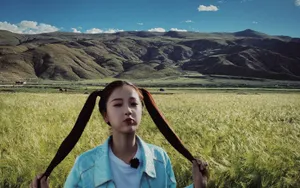 虞书欣传统民族服饰清新靓丽美照图片_6