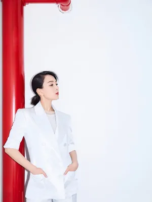 马苏水墨画长裙清新雅致图片_3
