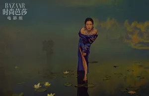 杜鹃水墨山水大片写真图片