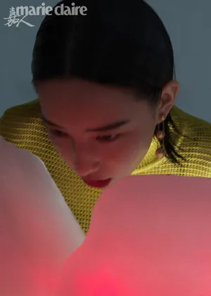 李斯丹妮亮片鱼尾裙造型写真图片_6