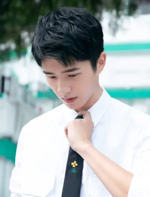 刘昊然白衬衫帅气写真图片_2