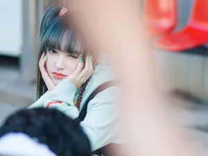 程潇高马尾性感甜酷写真图片_2