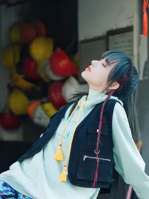 程潇高马尾性感甜酷写真图片_7