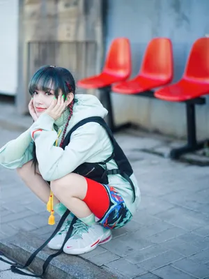 程潇高马尾性感甜酷写真图片_8