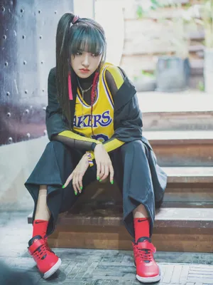 程潇高马尾性感甜酷写真图片_9