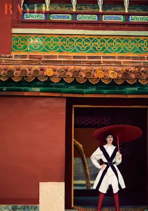 迪丽热巴短发造型魅力写真图片_5