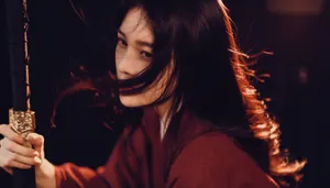 赵樱子花木兰妆性感写真图片