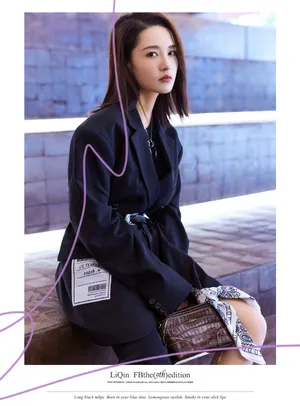 李沁百变时尚杂志大片写真图片_3