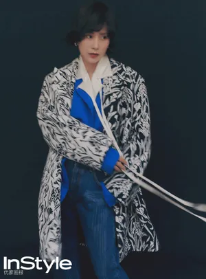 海清披头士短发造型写真图片_5