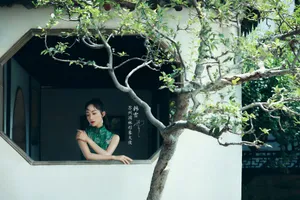 韩雪苏州园林大片写真图片_2