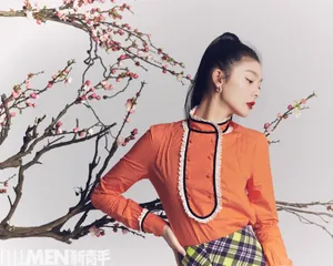 傅菁成熟妩媚写真图片