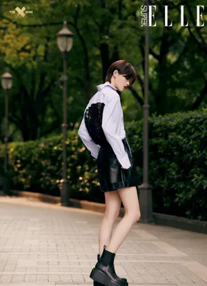 陆柯燃衬衫西服酷美写真图片_2