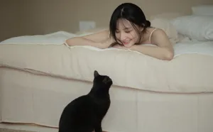 陈米麒居家吊带裙性感图片写真_6