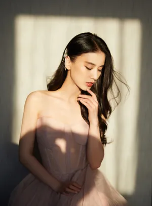 黄圣依性感抹胸裙写真图片_3