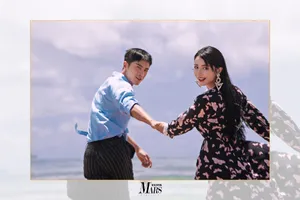 姜潮麦迪娜浪漫合体写真图片_6