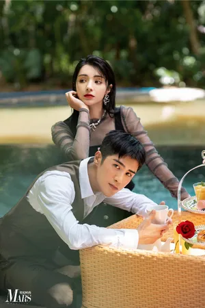 姜潮麦迪娜浪漫合体写真图片_11