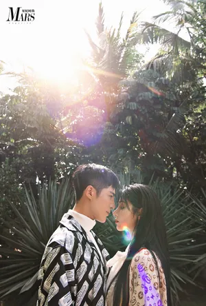 姜潮麦迪娜浪漫合体写真图片_12