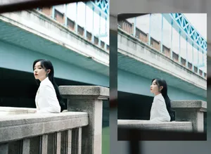 阚清子白色西装性感写真图片_8