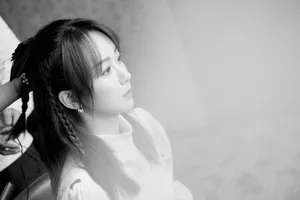 杨紫蝴蝶结爱心长裙少女感十足美照图片_11