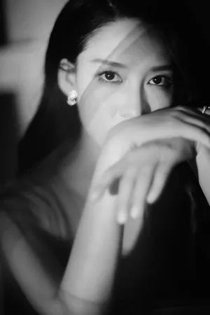 李沁蓝色纱裙性感写真图片_6