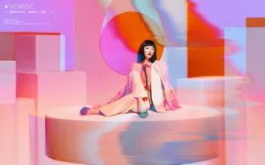 金靖摩登性感时尚杂志写真_3