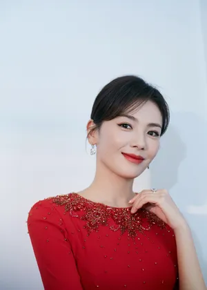 刘涛红色礼服端庄性感写真_5