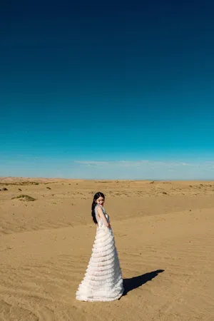傅菁透视蛋糕裙性感图片写真_3