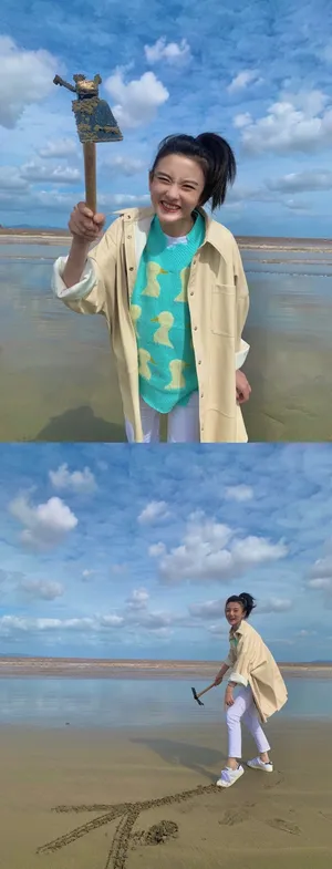 宋祖儿假日海边青春靓丽活力满满美照图片