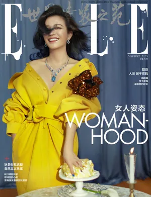 赵薇《ELLE》11月刊封面写真_8