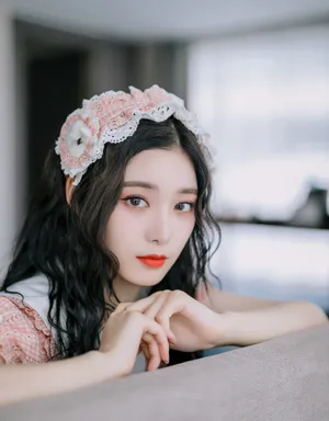 徐艺洋洛丽塔造型甜美可爱写真_4