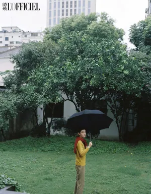 丁禹兮贝雷帽复古写真图片_2