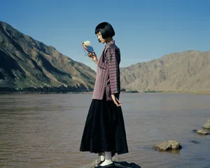 雎晓雯“蕾虎黄河”主题大片写真图片_6