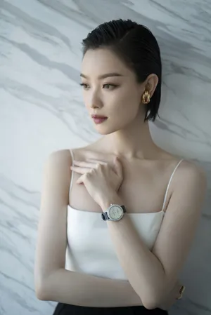 倪妮抹胸吊带迷人性感写真_24