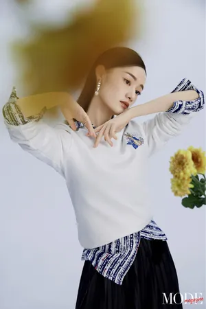郭晓婷初秋轻盈淡雅写真图片_4