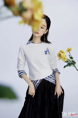 郭晓婷初秋轻盈淡雅写真图片_7