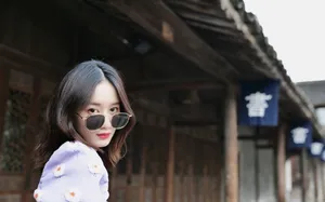 郭晓婷灵动俏皮少女旅拍图片