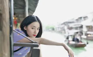 郭晓婷灵动俏皮少女旅拍图片_13